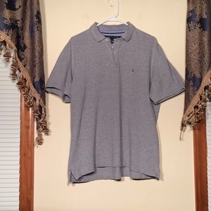Tommy Hilfiger XL Men’s Gray Polo, custom fit